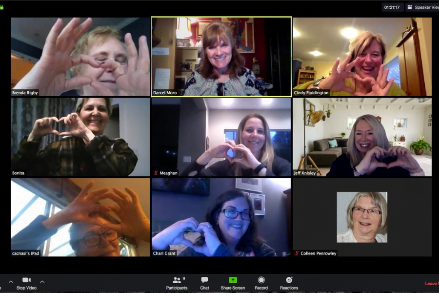 Soroptimist zoom board meeting